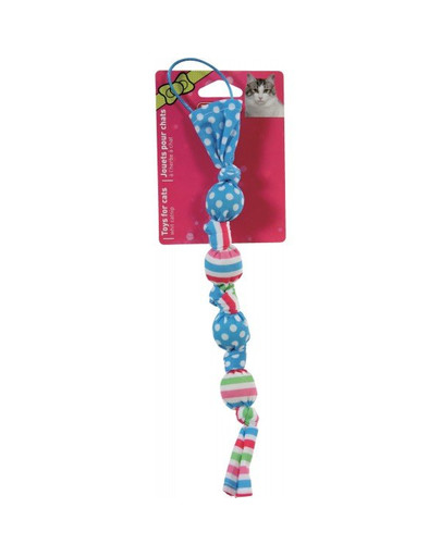 Zabawka Candy Toys "Cukierkowy Wąż" z Kocimiętką i Dzwoneczkiem