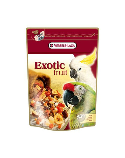 Exotic Fruit 600 g  Mieszanka Owocowa Dla Dużych Papug