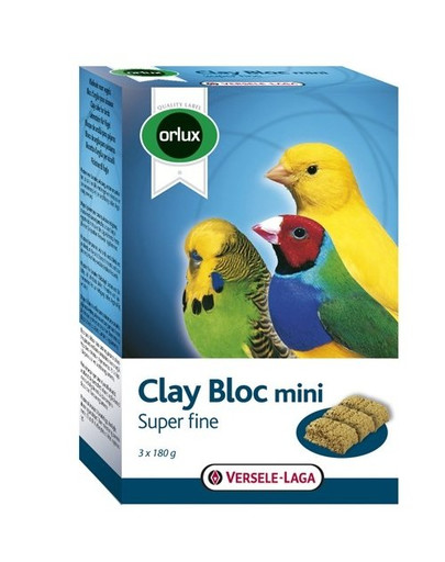 Clay Bloc Mini 540 g  Kostka Gliniana dla ptaków