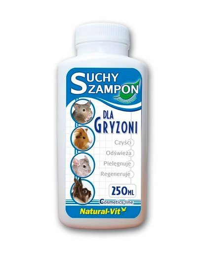 Natural-Vit szampon suchy dla gryzoni 250 ml