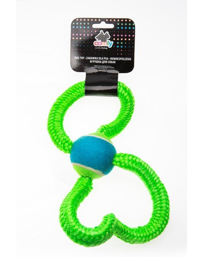 Zabawka Gummy Sznur Z Piłką 26Cm