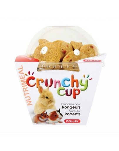 Crunchy Cup Candy Przysmaki Dla Gryzonia Naturalne/Z Marchewką 200 g