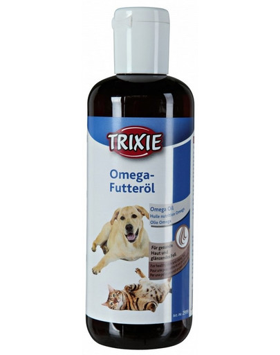 Olej spożywczy dla psów i kotów Omega, 250 ml