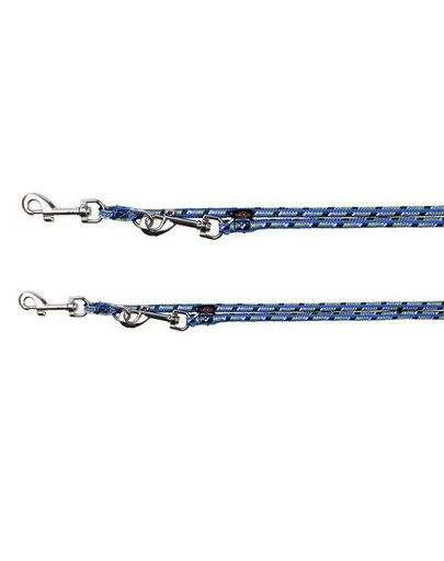 Smycz Regulowana Mountain Rope, L–XL: 2.00 M/13 mm, Niebiesko/Zielona