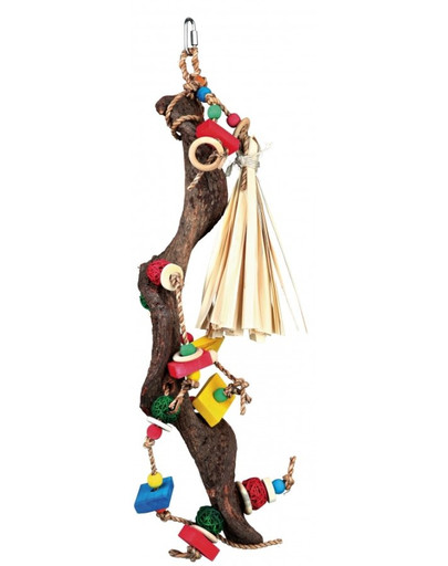 Wooden Toy With Wicker Balls, 56 cm