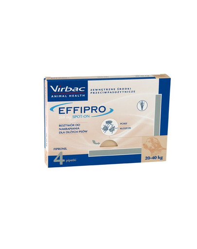 Effipro Spot-On dla dużych psów L - 24 pipety