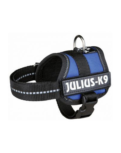 Szelki Julius-K9 , Mini-Mini/S: 40–53 cm, Niebieskie