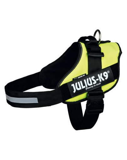 Szelki Julius-K9 Idc , Baby 1/XS: 29–36 cm, Neonowy Żółty