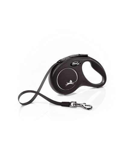 Smycz New Classic S Taśma 5 m do 15 kg