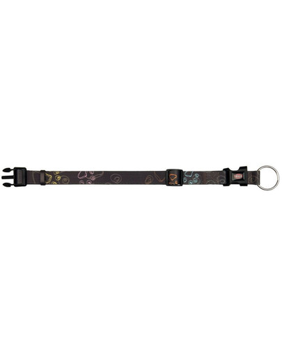 Obroża Jimmy, S–M: 30–45 cm/15 mm, Brązowa