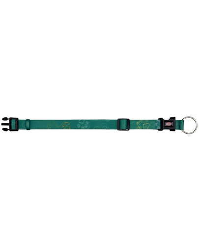 Obroża Jimmy, XS–S: 22–35 cm/15 mm, Niebieski Petrol
