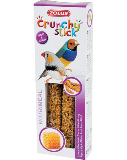 Crunchy Stick Ptaki Egzotyczne Proso/Miód 85 g