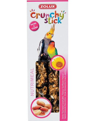 Crunchy Stick Duże Papugi Słonecznik/Orzech Ziemny 115 g