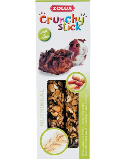 Crunchy Stick Świnka Morska Orzech Ziemny/Owies 115 g