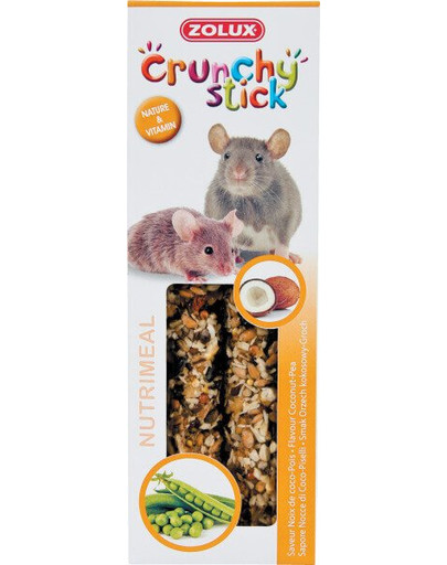 Crunchy Stick Szczur/Mysz Orzech Kokosowy/groch 115 g