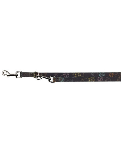 Smycz Regulowana Jimmy, XS–S: 2.00 M/15 mm, Brązowa