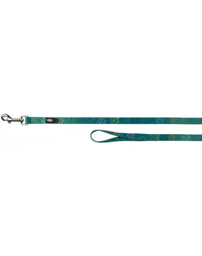 Smycz Jimmy, XS–S: 1.20 M/15 mm, Niebieski Petrol