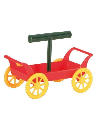 Zabawka wózek z żerdką 10 cm