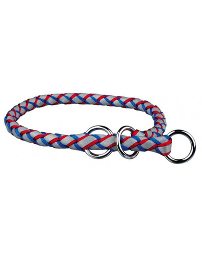Obroża Zaciskowa Cavo Reflect L–XL: 52–60 cm/O 18 mm Niebiesko-Czerwona