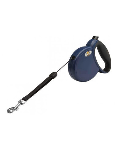 Smycz Automatyczna 4M ,15 kg,Niebieska , Sznurek, Rozm.S
