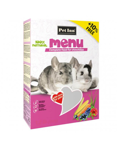 Menu Pokarm Dla Szynszyli 550g