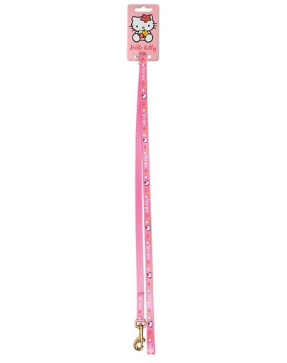 Smycz HELLO KITTY 10 mm/1m kol. różowy