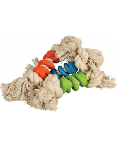 Zabawka Twister 30 cm - Sznur+Kauczuk, Różne Kolory