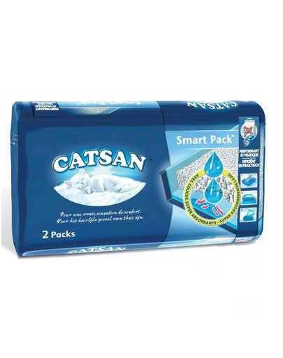 Smart Pack Mata ze żwirkiem do kuwety 2 x 4l