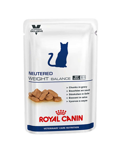 Cat neutered weight balance saszetka 12 x 100 g