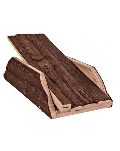 Huśtawka dla gryzoni, naturalne drewno, 32x7x14 cm