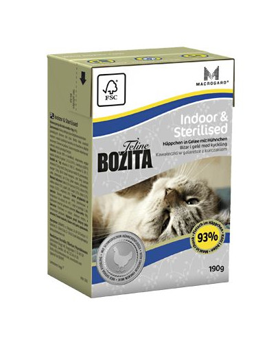 BOZITA Feline w galarecie 190 g Indoor and sterilised