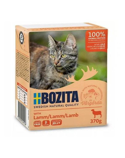Kawałeczki mięsa w galaretce z jagnięciną  370 g