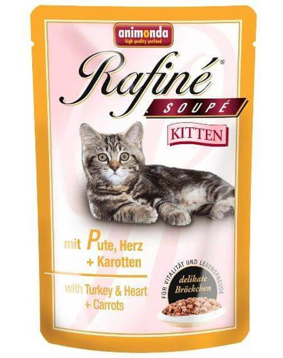 Rafine soupe kitten indyk serca marchewka 0.1 kg