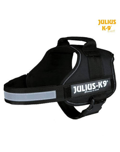 Uprząż Julius-K9, Czarna, Baby 2/XS–S: 33–45 cm