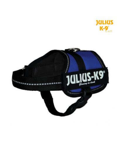 Szelki dla szczeniąt Julius-K9, Niebieskie, 2/XS–S: 33–45 cm