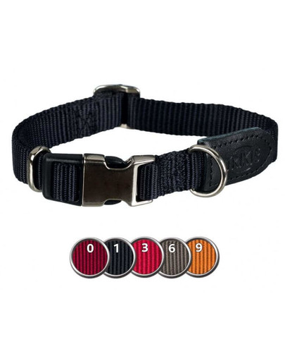 Obroża Premium XS–S: 21–30 cm/10 mm Czerwona