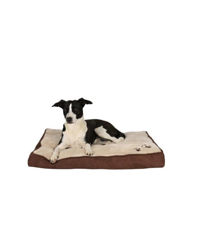 Poduszka dla psa gizmo 90 x 65 cm brązowo-beżowa