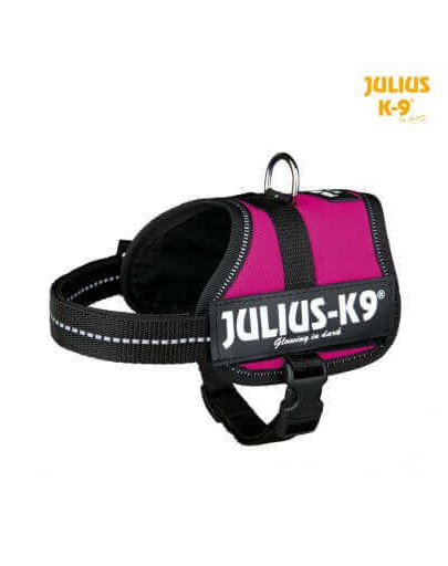 Uprząż Julius-K9, Mini/M: 51–67 cm, Fuksja
