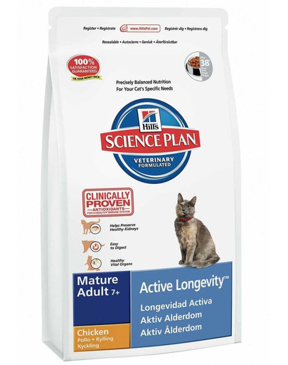 Science Plan Feline Mature Adult 7+ Active Longevity Chicken 300 g