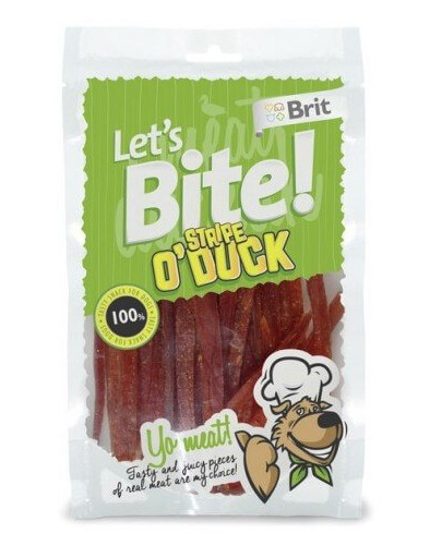 Care Let's Bite Dog Stripe O'Duck 80g