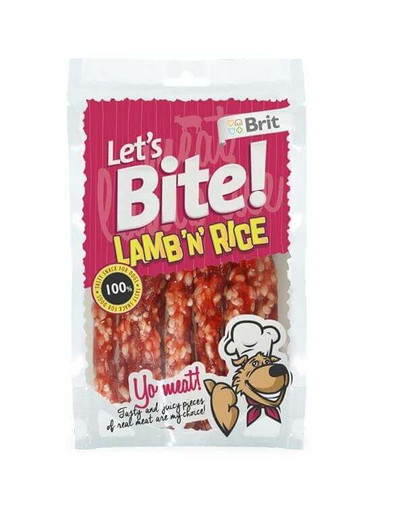 Care Let's Bite Dog Lamb'N'Rice 105g