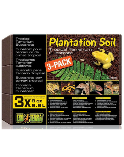 Podłoże Plantation Soil 8.8L 3szt.