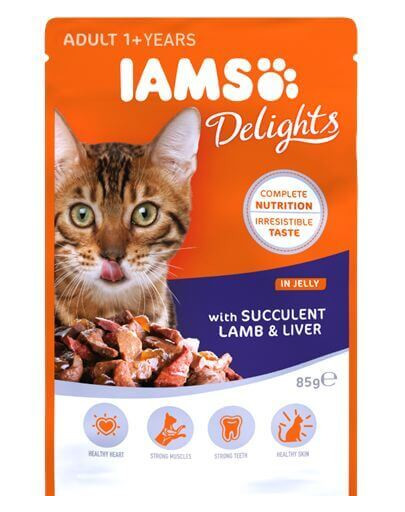 Cat Adult All Breeds Lamb & Liver In Jelly Pouch 85 g