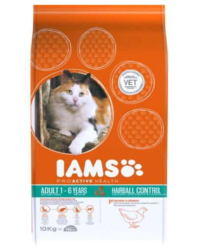 Cat Adult All Breeds Hairball Control Chicken 2.55 kg