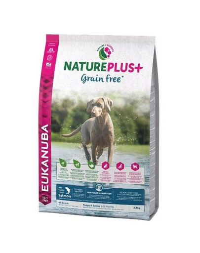 Nature Plus+ Puppy Grain Free Salmon 2,3 kg