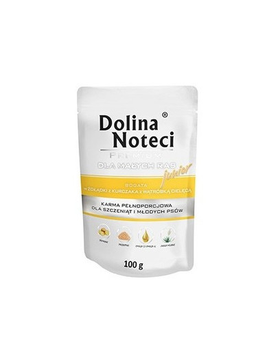 Premium Junior Żołądki Kurczaka I Wątróbka Cielęca 0,1 kg