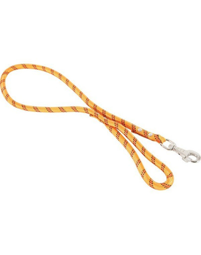 Smycz nylonowa sznur 13mm/1.2m pomarańczowa