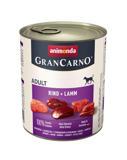 Grancarno puszka 0.8 kg wołowina / jagnięcina