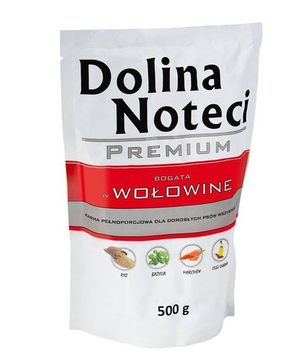 Premium Bogata W Wołowinę Karma Dla Psa 0,5 kg