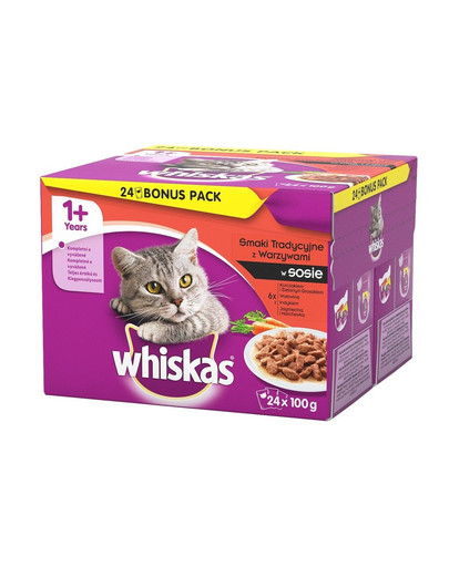 Zestaw saszetek tradycyjne dania w sosie 48 x 100 g